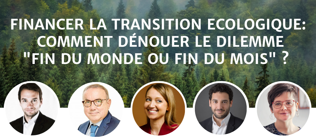 D Bat En Visioconf Rence Financer La Transition Cologique Comment